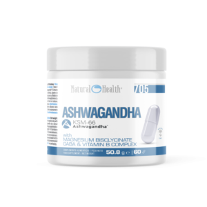 Aswhagandha KSM-66 Natural Health (60 Capsules)