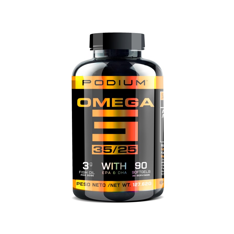 Omega 3 met 35% EPA en 25% DHA | 90 zachte capsules | Podium