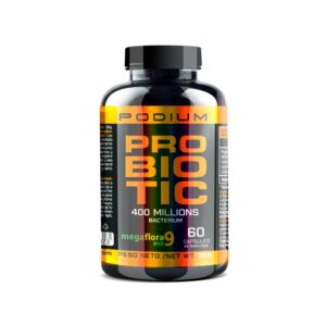 Megaflora9 Probiotica | 60 capsules | Probiotisch podium
